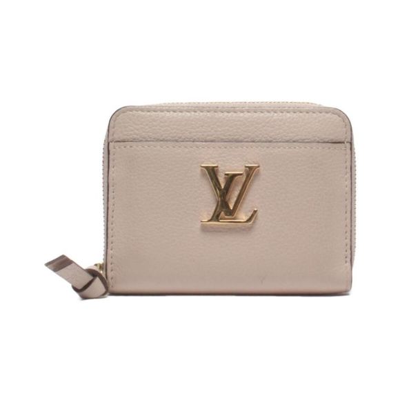 Louis Vuitton Handbags - Louis Vuitton Coin Case LockMe Zippy Coin Purse Beige